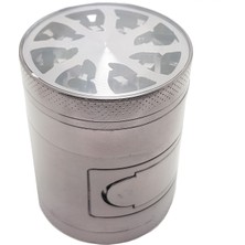 Falconetti Boşaltıcılı 5 mm. Grinder Herbal Parçalayıcı pt95gr