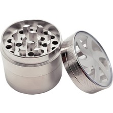 Falconetti Mini Boy Silver 40 mm. Alloy Grinder Herbal Parçalayıcı py90slv