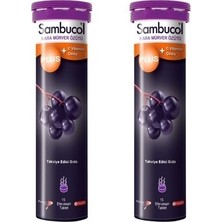 Sambucol Plus Kara Mürver Ekstresi 15 Efervesan Tablet x2