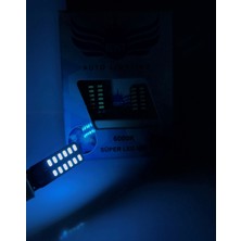 Buz Mavi 24 LED T10 Park Ampulü, Plaka, Tavan, Iç Ortam Aydınlatma Dipsiz LED Ampül 24 Ledli