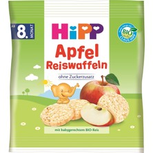Hipp Organik Pirinçli Elmalı Bebek Gofreti 30 gr
