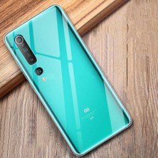 ZORE Xiaomi Mi 10 Kamera Çıkıntılı Ince Esnek Şeffaf Kılıf
