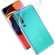 ZORE Xiaomi Mi 10 Kamera Çıkıntılı Ince Esnek Şeffaf Kılıf