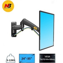 North Bayou Nb F300 Ergonomik Duvar LED Tv Monitör Tutucu