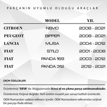 Alpha Auto Part Fiat Doblo, Punto, Lancia, Citroen, Peugeot Için Çamurluk Sinyali