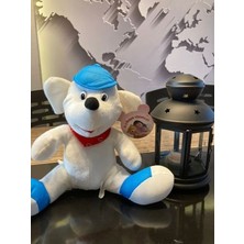 Kızılkaya oyuncak Kızılkaya Mavi Şapkalı Fare Peluş Oyuncak 25CM