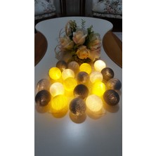 Işıklı Toplar Dükkanı Montessori Işıklı Top LED Aydınlatma Dekoratif Gece Lambası 20 Top 3 mt