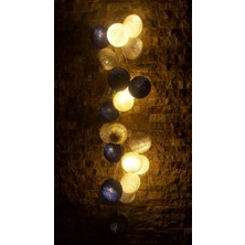 Işıklı Toplar Dükkanı Montessori Işıklı Top LED Aydınlatma Dekoratif Gece Lambası 20 Top 3 mt