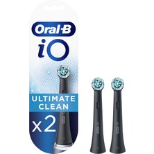 Oral-B iO Ultimate Clean Siyah Diş Fırçası Yedek Başlığı 2 Adet