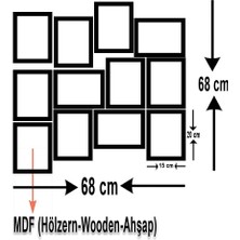 Astak Neşet Ertaş 12 Parça Mdf Tablo