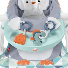 Fisher-Price Tepsili Ana Kucağı - Penguen Adası, Mama Tepsisi ve Oyuncakları ile Hayvan Temalı Taşınabilir Ana Kucağı HBF27