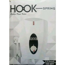 Hook Spring Lüks Elektrikli Ani Su Isıtıcı Banyo Şofbeni Siyah