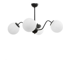 Begüsa Karmen 4lü Si̇yah Beyaz Glob Camlı Avi̇ze