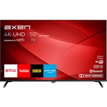 Axen AX55FIL243 55" 139 Ekran Uydu Alıcılı 4K Ultra HD webOS Smart TV