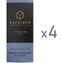 Kafeingo 10'lu Kapsül Kutusu -Brazil Diamond Ny2 Ss Gerais x 4