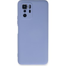 Aqua Aksesuar Xiaomi Poco X3 Gt Kılıf Lansman Içi Kadife Lüx Tasarım Silikon Kapak - Lila