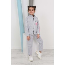 Toontoy Kids Toontoy Kız Çocuk Baskılı Eşofman Takımı