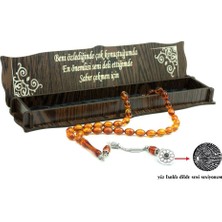 Kalemhane Seni Seviyorum Aksesuarlı Sıkma Kehribar Tesbih