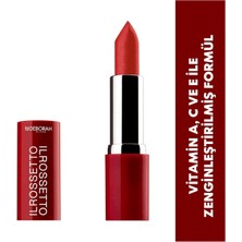 Deborah Milano Il Rossetto Classic Lipstick No: 602 Brilliant Red  Dudak Parlatıcısı