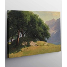 VeraStore Alexandre Calame Ceviz Ağaçları Kanvas Tablo