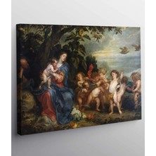 VeraStore Anthony Van Dyck Mısır'a Kaçışta Mola Kanvas Tablo