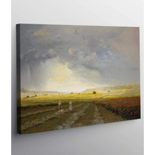 VeraStore Antoine Chintreuil Yağmuru Izleyenler Kanvas Tablo