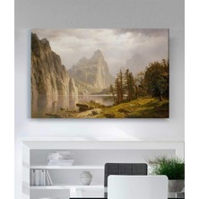 MonoStella Albert Bierstadt Merced Nehri Yosemite Kanvas Tablo