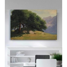 MonoStella Alexandre Calame Ceviz Ağaçları Kanvas Tablo