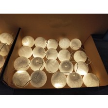 Işıklı Toplar Türkiye Montessori Işıklı Top LED Aydınlatma Dekoratif Gece Lambası 3 Metre 20 Top