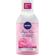 Nivea Aqua Rose Organik Gül Suyu Içeren Çift Fazlı Temizleme Suyu 400 ml