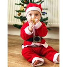 Denito Noel Baba 4'lü Bebek Takım Yılbaşı Kostüm