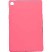 Case 4U Samsung Galaxy Tab S5E T720 Kılıf Yumuşak Premier Sky Silikon Tablet Arka Kapak - Koyu Pembe