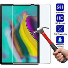 Case 4U Samsung Galaxy Tab S5E T720 Cam Ekran Koruyucu Tablet Esnek Blue Nano Şeffaf