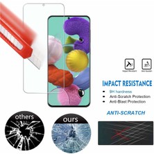 Case 4U Samsung Galaxy A52 Uyumlu Tamperli Kırılmaz Cam Ekran Koruyucu