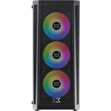 Xigmatek EN46348 Master x 4*argb Fanlı X-Power 650W Temper Camlı Mesh Panel Gaming Oyuncu Kasası