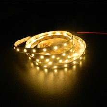 Smyrna Adaptörlü ve Açma-Kapama Anahtarlı Şerit LED Seti 12V 2 Metre Günışığı