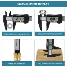 Shopfocus 0-6 Inç/ 150 mm Elektronik Dijital Sürmeli Kumpas (Yurt Dışından)