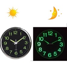 Elaccent F Fityle 12IN Modern Aydınlık Duvar Saati Glow Karanlık Kuvars Izle Kapalı Ev Dekor (Yurt Dışından)