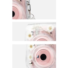 Flameer Kamera Durumda Çıkarılabilir Düğme Yapış Kapatma Instax Mini 11 9 8 Seyahat Beyaz (Yurt Dışından)
