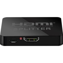 Flameer Hdtv DVD Için 4K 1080P HDMI Splitter 1 Çıktı, Tak ve Oynat Siyah Taşınabilir (Yurt Dışından)