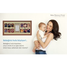 Baby Memory Prints El ve Ayak İzi 12 Aylık Çerçeve