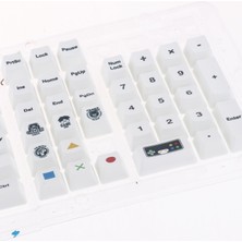 Flameer Herhangi Bir Boyut Için Pbt Keycaps Mekanik Oyun Klavyesi Kiraz Mx Elektronik Oyunu Için Uyumlu (Yurt Dışından)