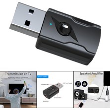 Flameer Taşınabilir USB 5.0 Bluetooth Ses Verici ve Alıcı Adaptörü 3.5mm Aux (Yurt Dışından)