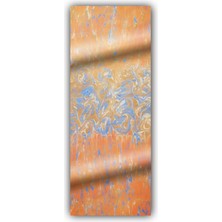 ElifEbru Exclusive Handicrafts Ebru Sanatı Sura Ipek Şal Ss 19