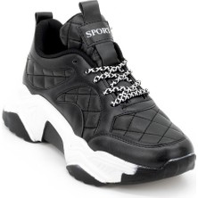 Mix Brand Kadın Kapitone Detaylı Sneakers