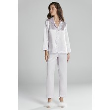 Pierre Cardin  Saten Biyeli Pijama Takımı  - 1200