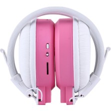 Zsykd Sh-S1 Katlanır Stereo Hifi Kablosuz Spor Kulaklık Kulaklık (Pembe) (Yurt Dışından)