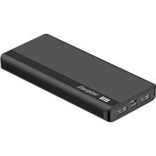 Energizer Max UE10054 10000MAH Type-C & Micro USB Girişli Taşınabilir Şarj Cihazı Siyah Powerbank