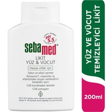 Sebamed Yüz ve Vücut Temizleyici Likit 200 ml  Banyo ve Duş Aksesuarları