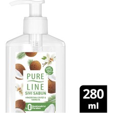 Pure Line Sıvı Sabun Hindistan Cevizi ve Vanilya Aromalı 280 ml Banyo Sabunu